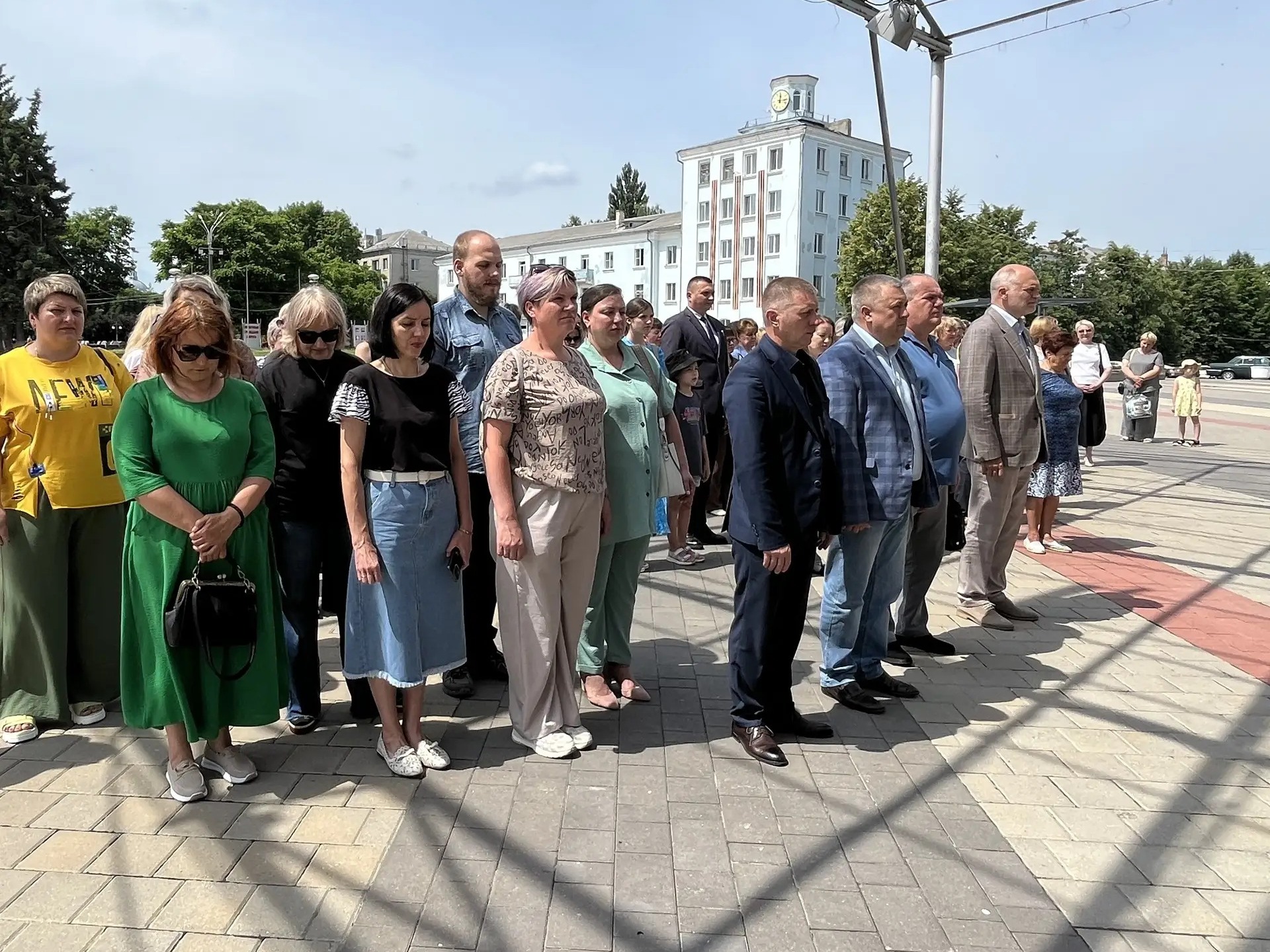 Новозыбковский округ присоединился ко Всероссийской минуте молчания.